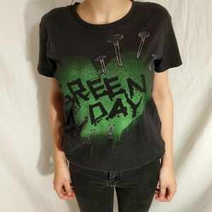 Green Day Green Heart Tee