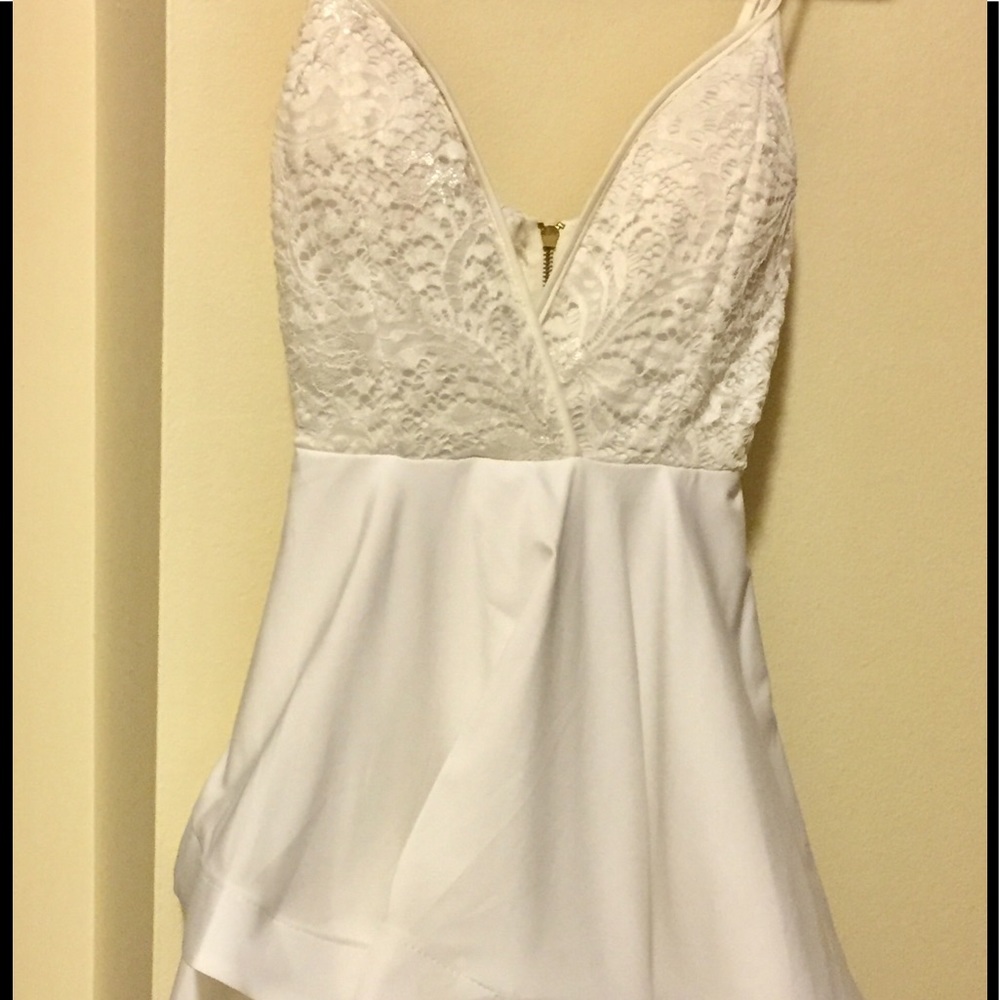 Lovecat white flowing dress!