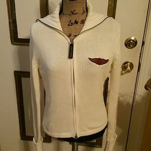 HARLEY DAVIDSON CREME SWEATER