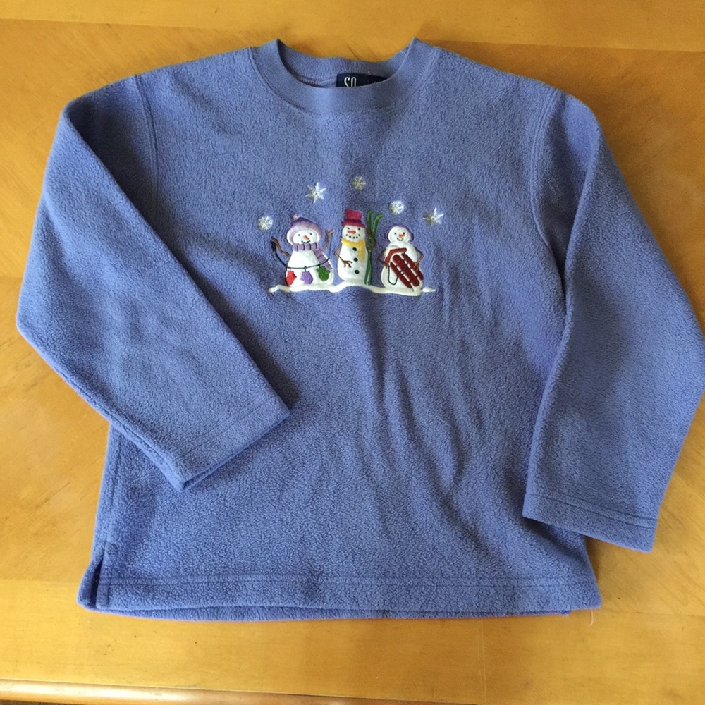 Like new girls fleece top. S- 7/8