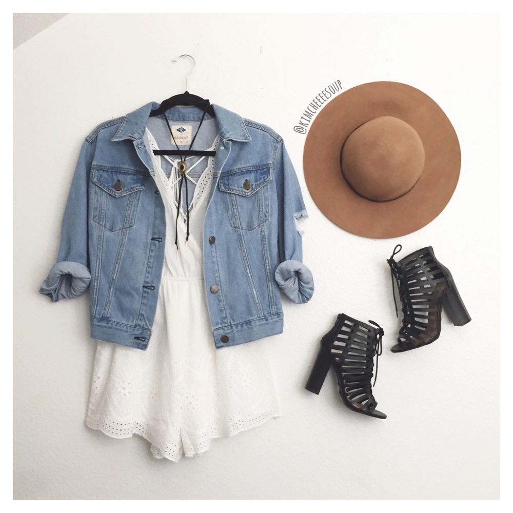 LF White Playsuit