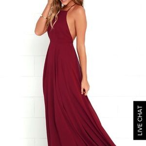 Maroon lulus prom dress