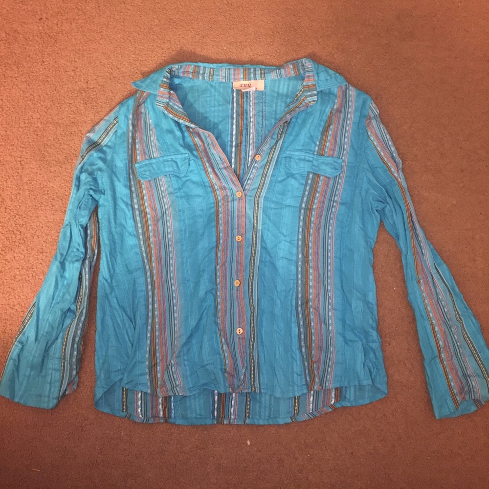 Anii Button Up Long Sleeve TShirt