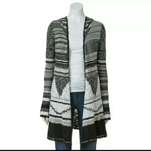 Tribal Mudd Hooded Cardigan