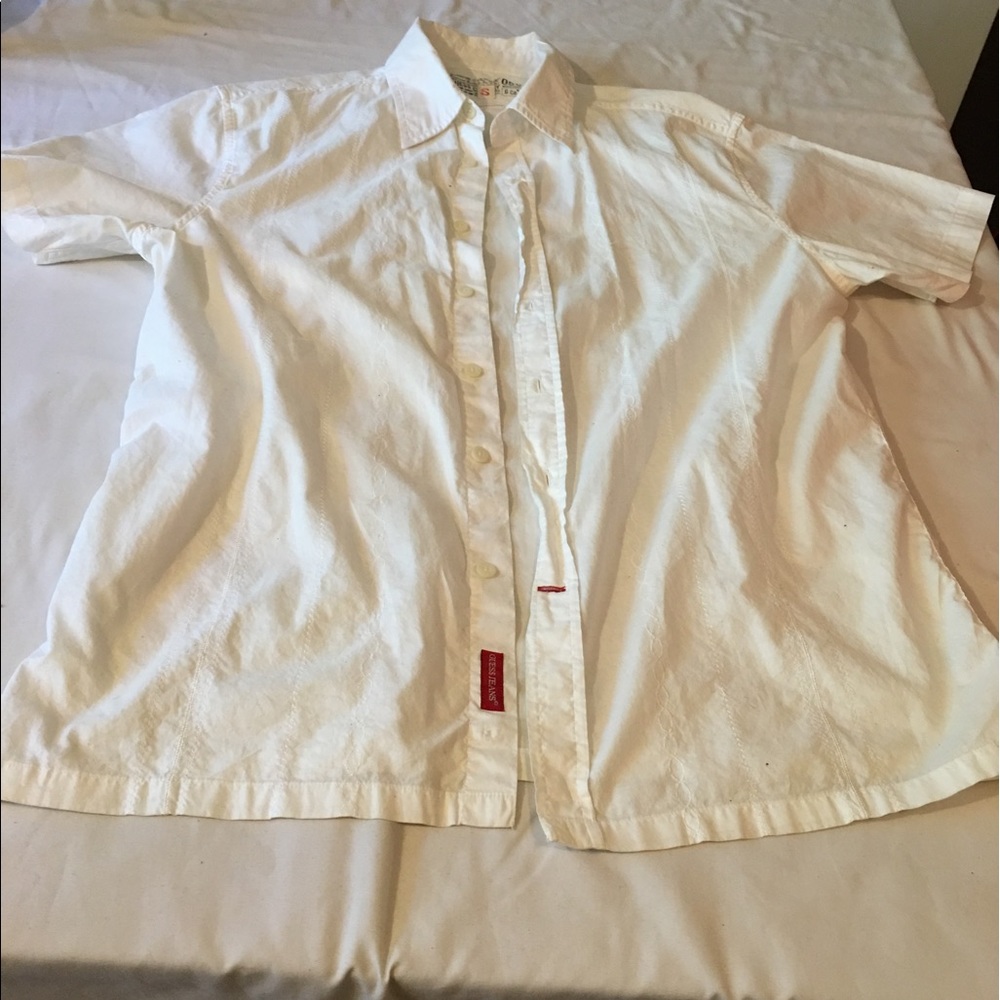 white guess shirt women new never worn