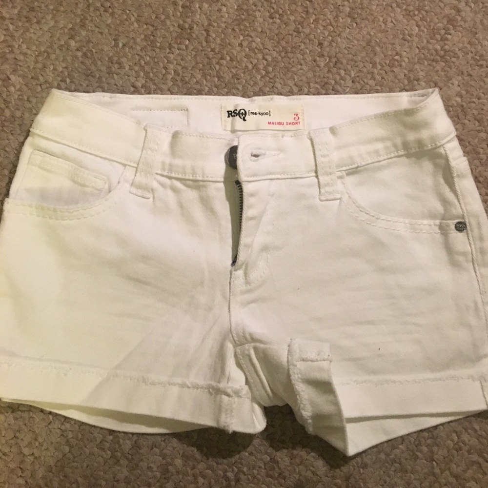 White shorts