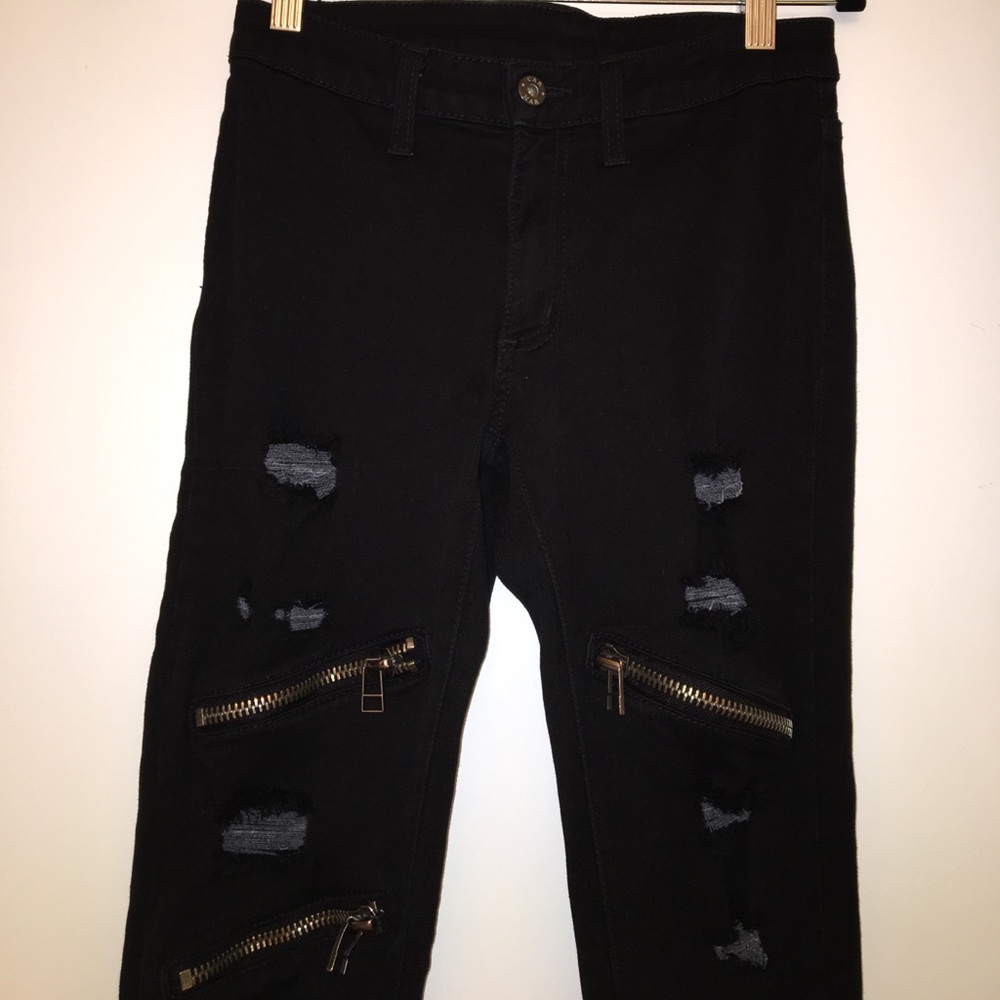 I'm selling Carmar black high wasted jeans