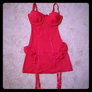Frederick's of Hollywood Red Lingerie