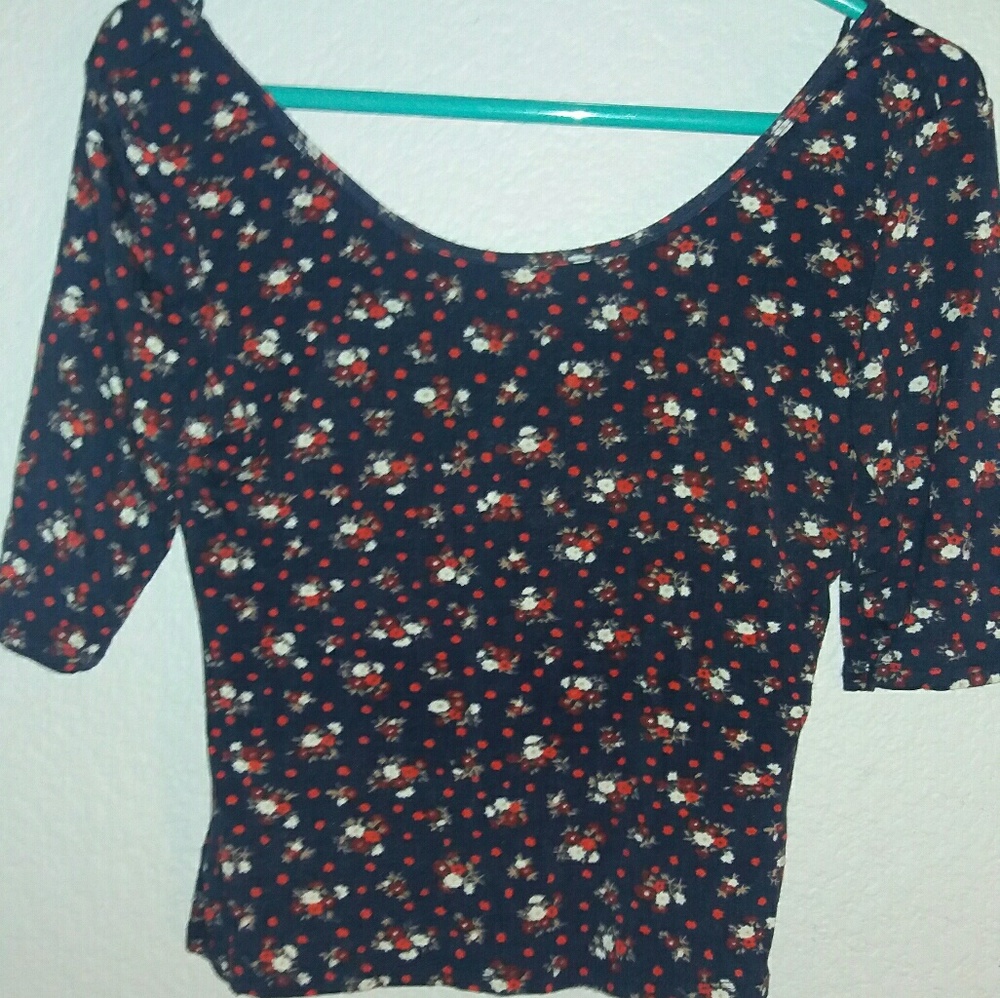 Floral crop top