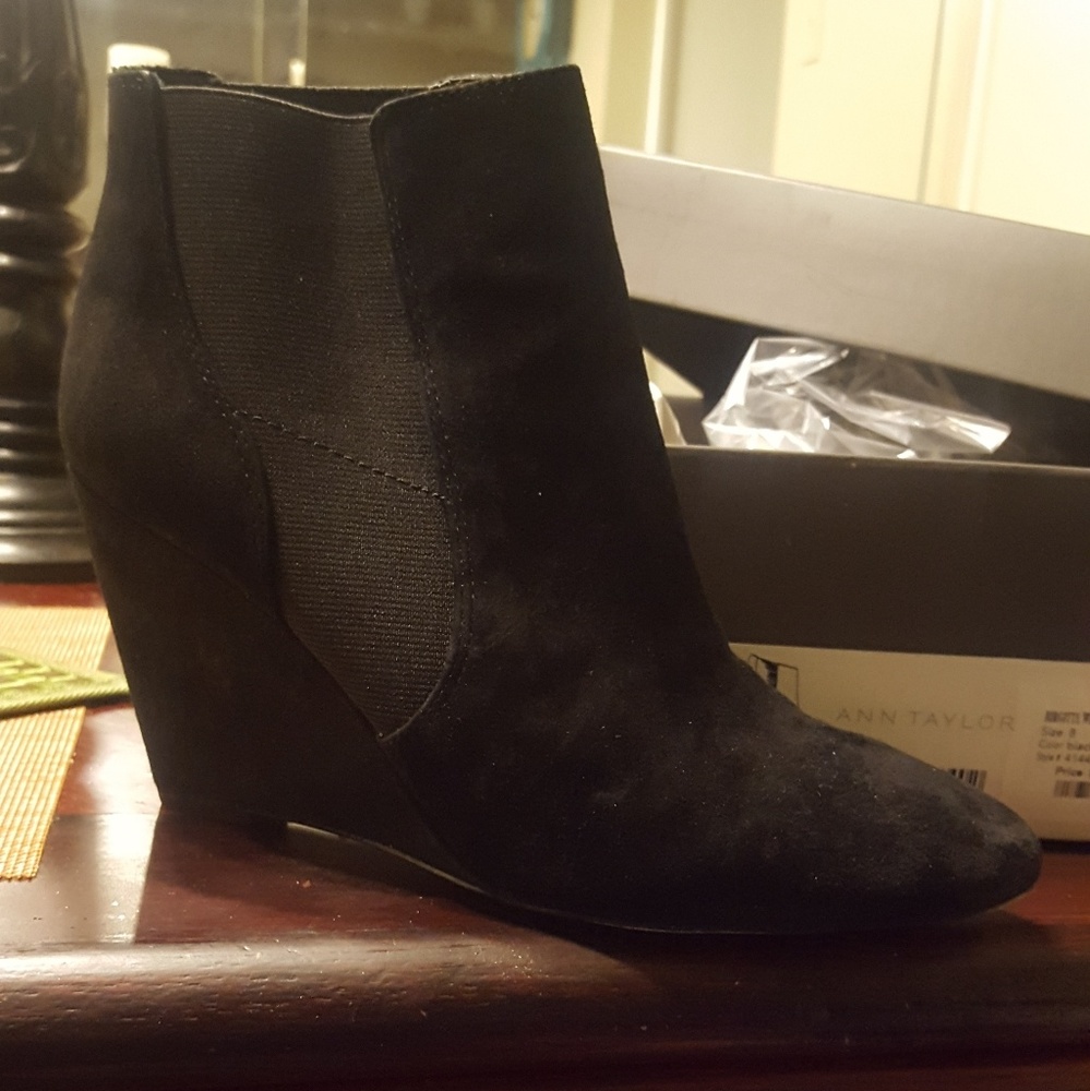 Ann Taylor Birgitte Wedge Bootie