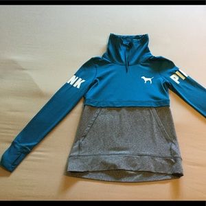 PINK Ultimate Fleece Lined Cowl Neck Pullover