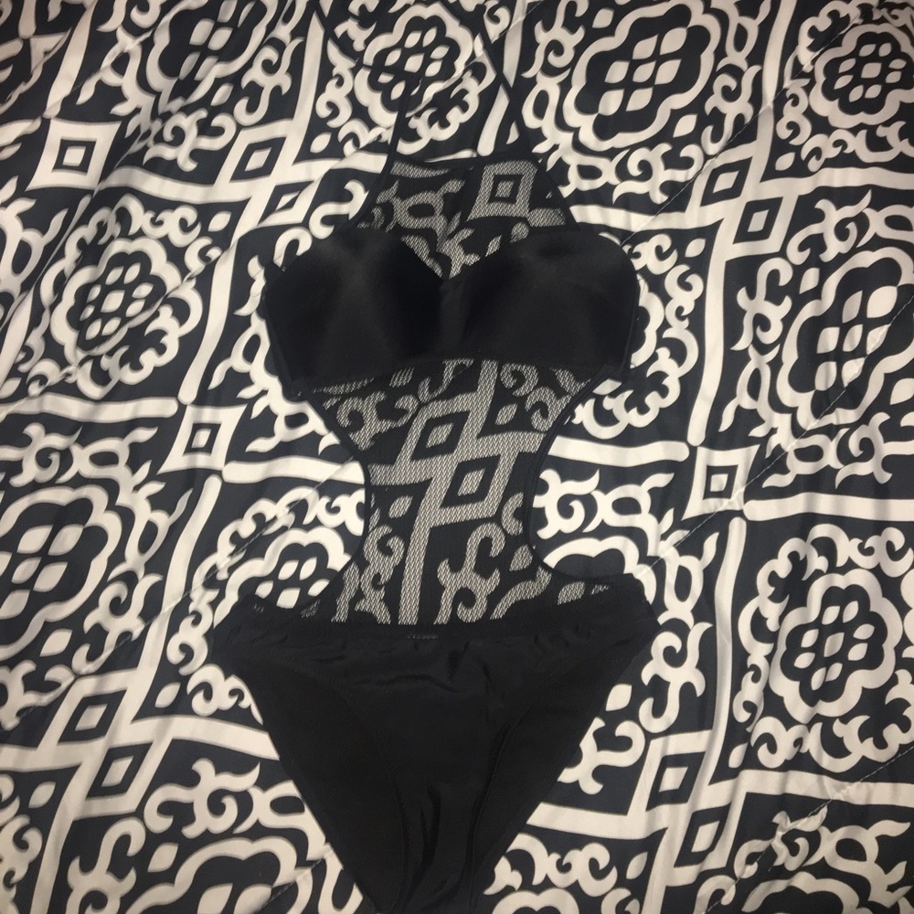 Mesh One Piece Bathing Suit