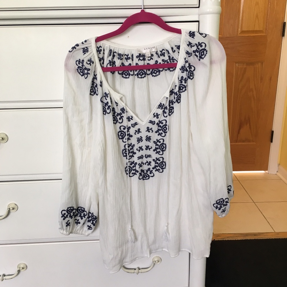 Women's Embroidered Tunic Top