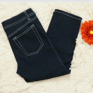 Girls Limited Too Stretch Denim Capri Jean