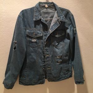 Blue denim jacket