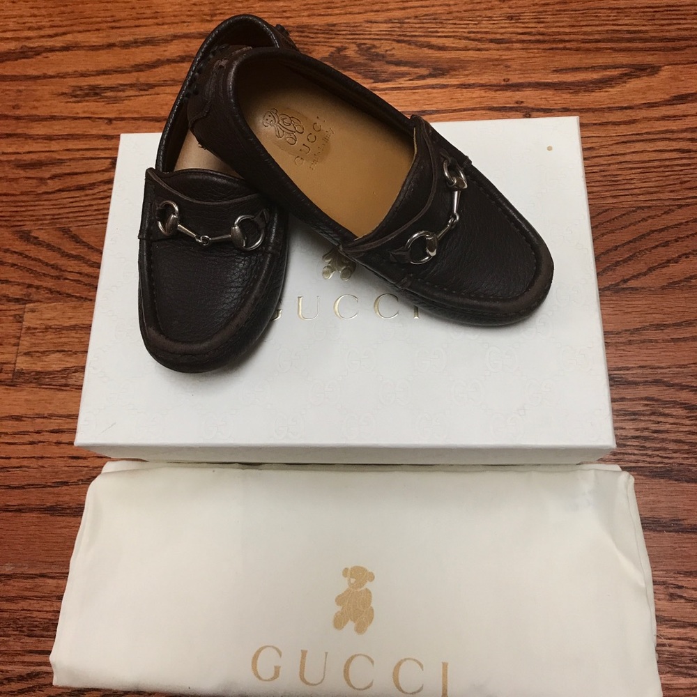Used Gucci Moca.Pelle S. Gomma Street Cocoa