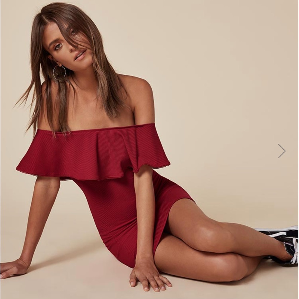Banana dress REFORMATION size XS in red