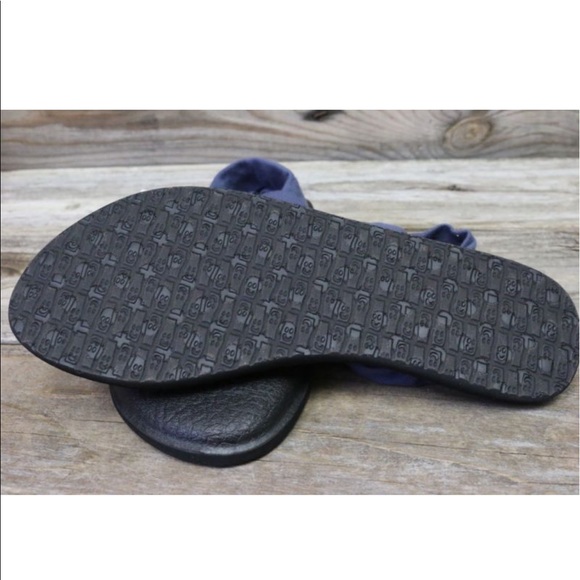 Sanuk Yoga Sling 2 Slate Blue Sandals 🍭 Authentic - Picture 3 of 4