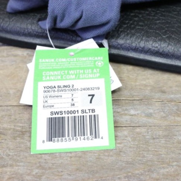 Sanuk Yoga Sling 2 Slate Blue Sandals 🍭 Authentic - Picture 4 of 4