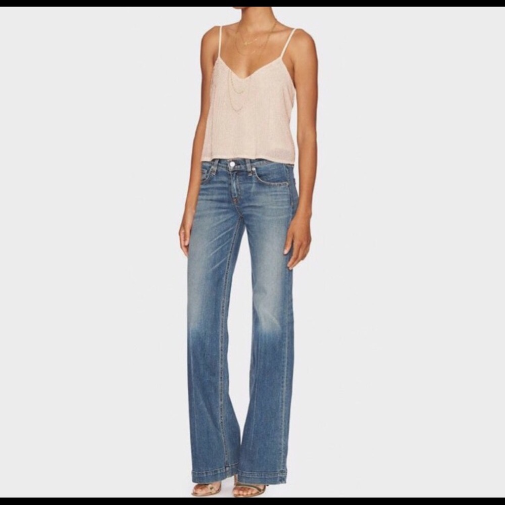 Rag & Bone Flare Wide Leg Jeans