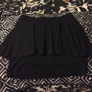 Mini double layer skirt