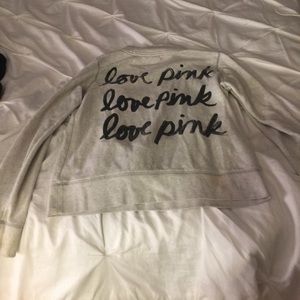 PINK pullover 1/4 zip.