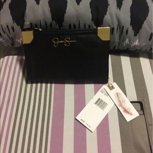 Jessica Simpson "Frankie" Black Wallet NWT