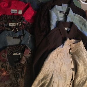 Lot of 9 Chico's jackets