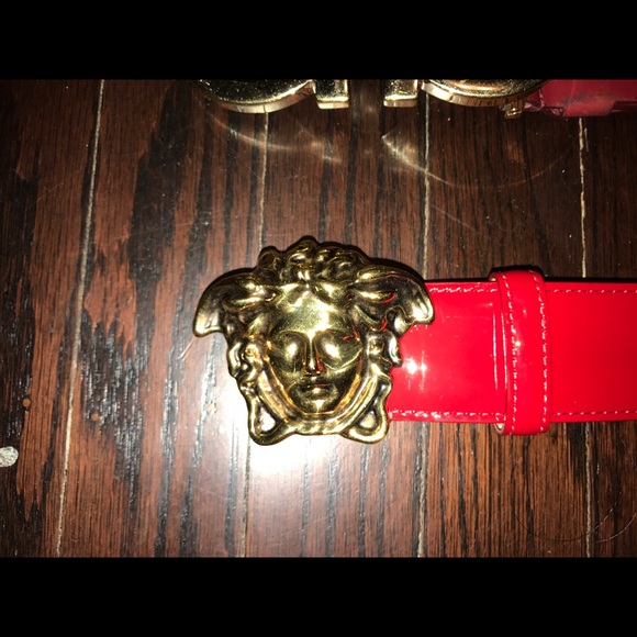 VERSACE Crystal Medusa Buckle Belt | 90 – More Than You Can  Versace belts