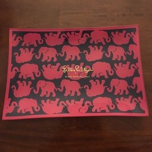 Lilly Pulitzer Glass Catchall Tray