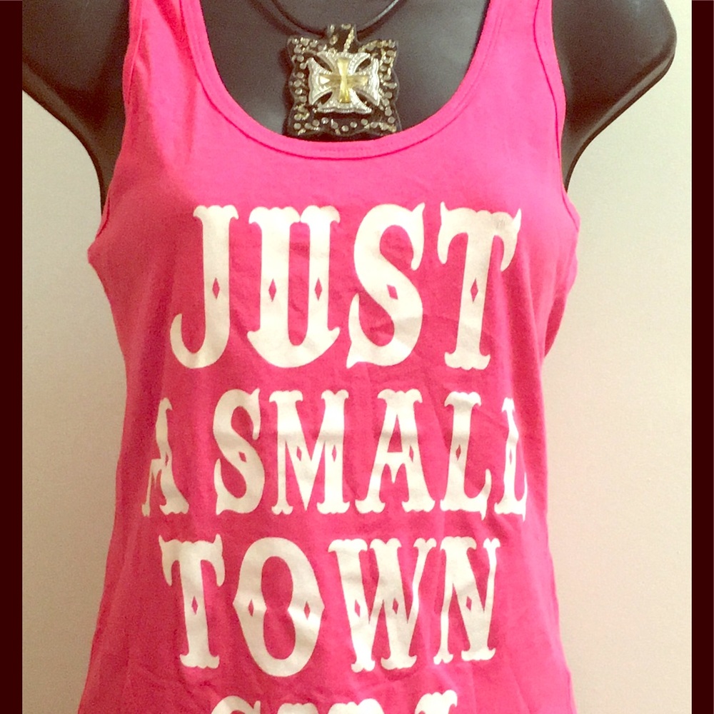 Pink Razor Back Tank NWT