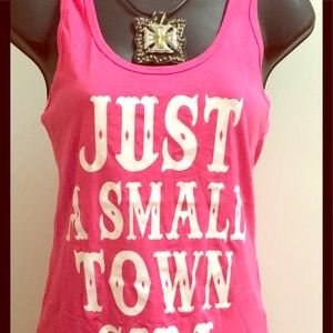 Pink Razor Back Tank NWT