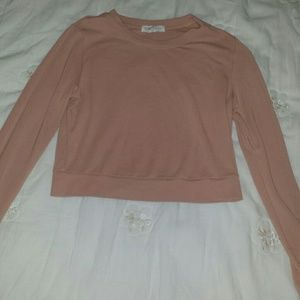 Long sleeve crop top