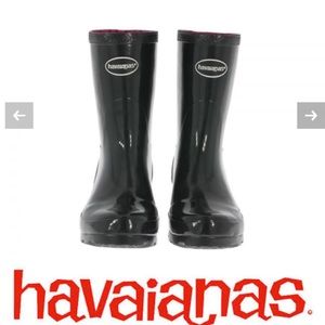Havaianas Helios Mid Rain Boots Dark Grey 9 women