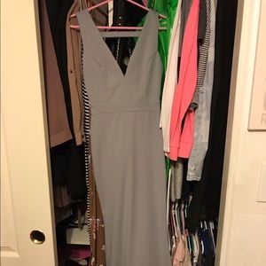 Light grey Windsor prom dress