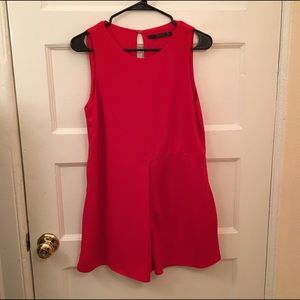 Zara Red Romper