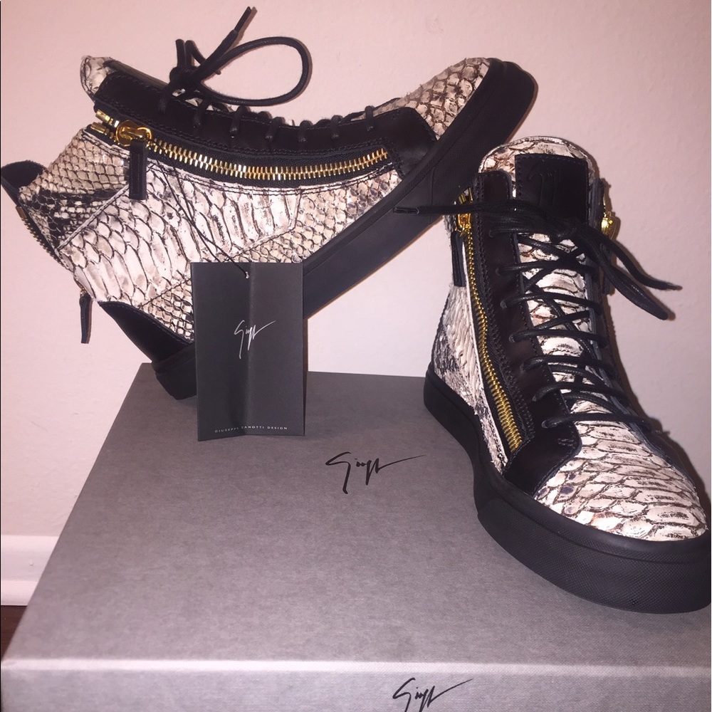 GIUSEPPE ZANOTTI 🔥 Brand New! Hightop Snake 🐍