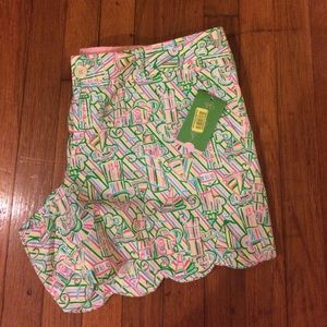 Lilly Pulitzer Buttercup Shorts Size 14