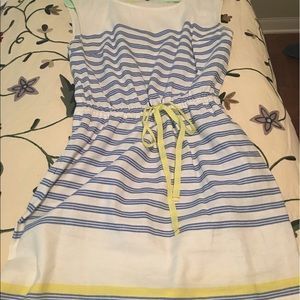Stripe linen dress