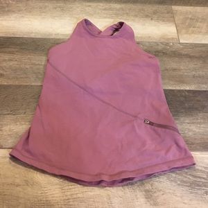 Lululemon crossback running tank with key pocket