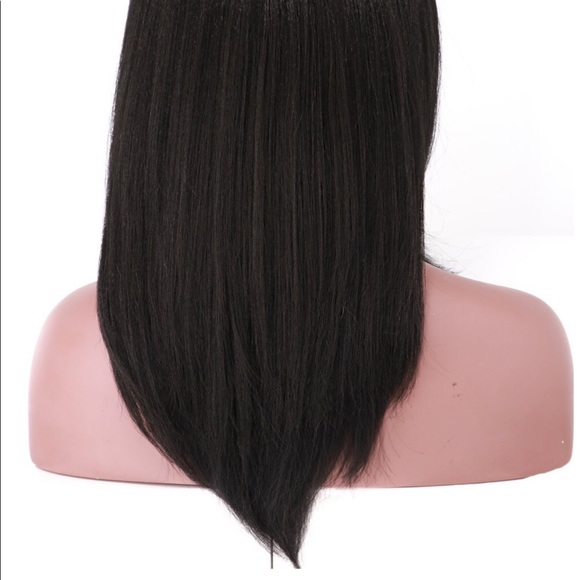 Beautiful Yaki Layered Bob Lacefront Wig main image 6