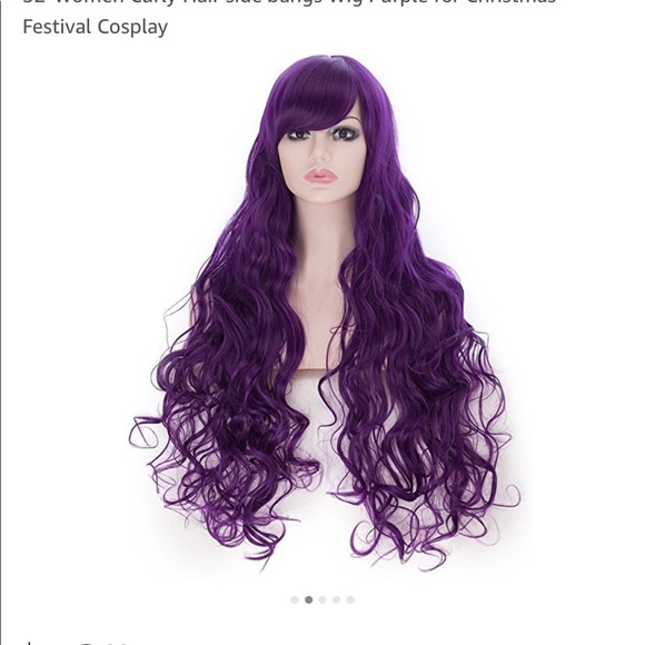 Purple Beauty 32 inch wig main image 4