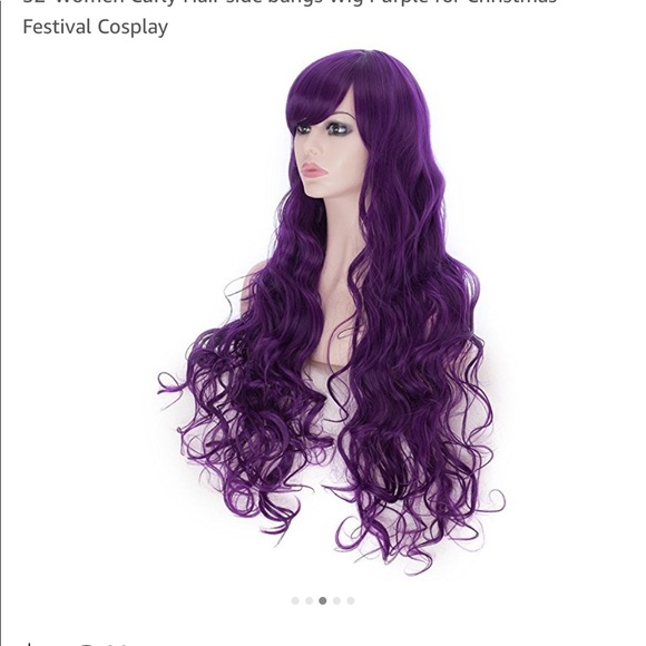 Purple Beauty 32 inch wig