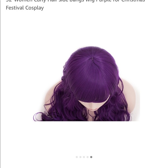 Purple Beauty 32 inch wig