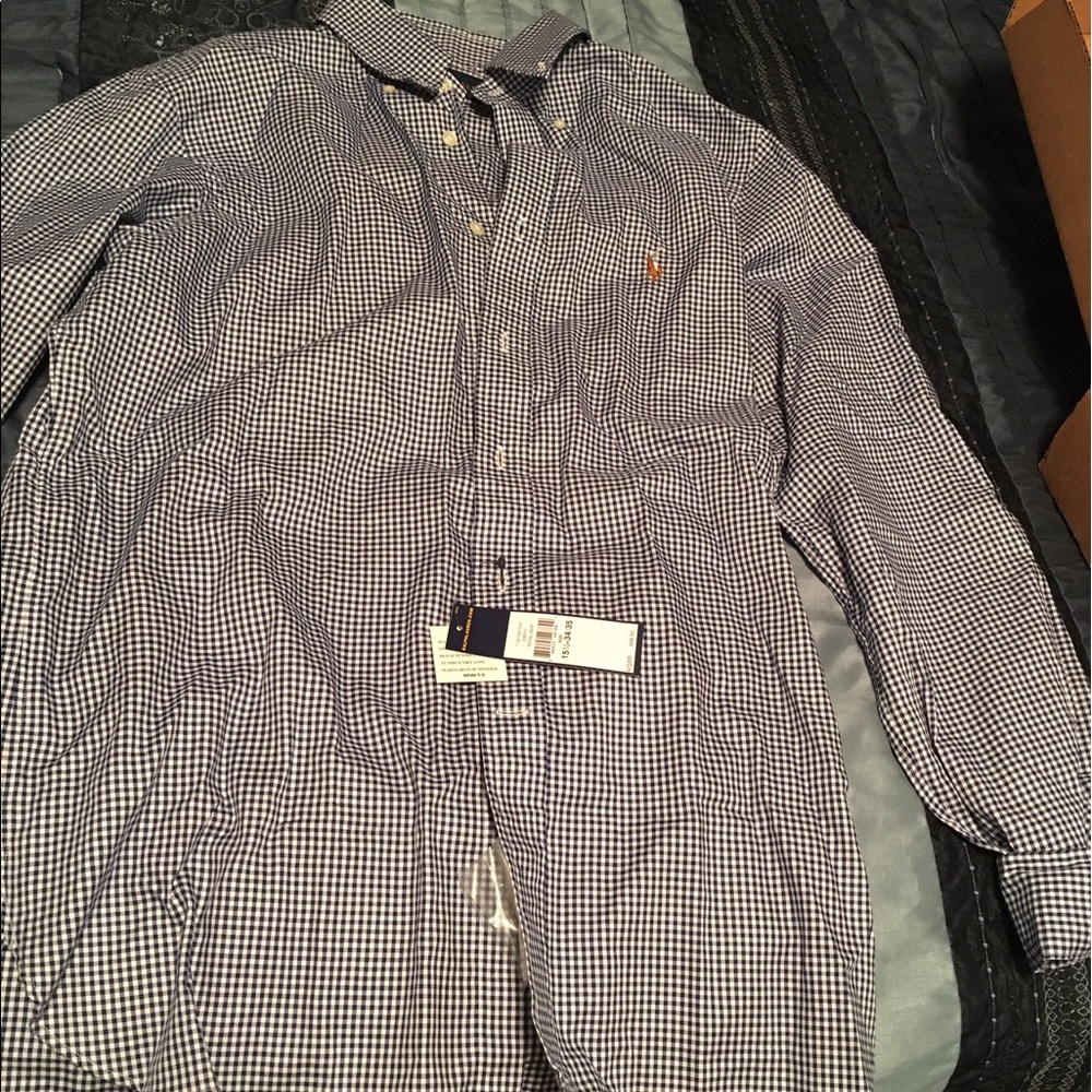 Ralph Lauren Shirt Royal Blue / White