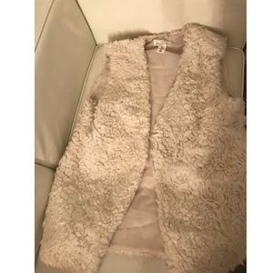 faux fur vest