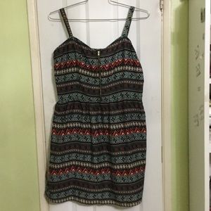 Aztec print dress