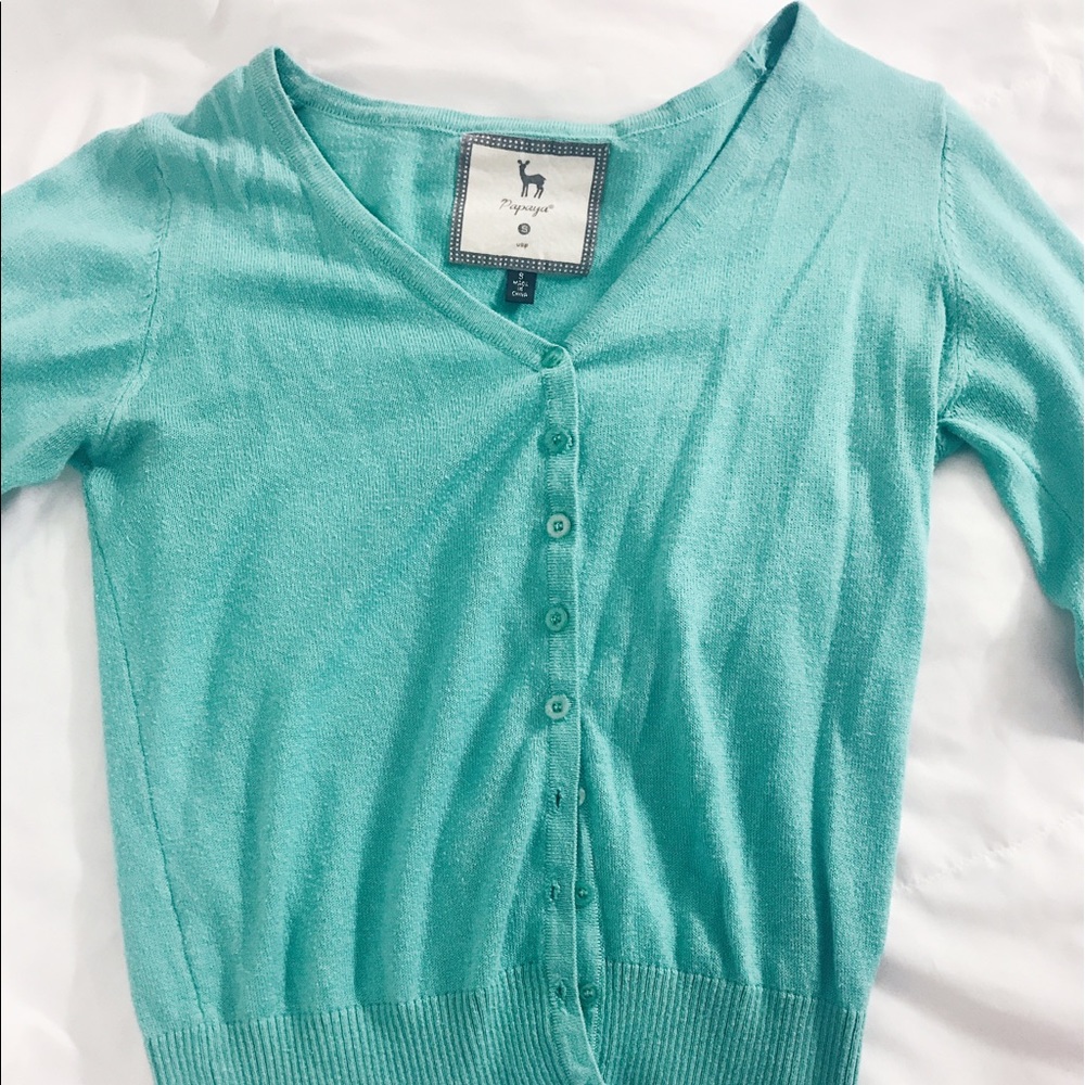 Turquoise Cardigan