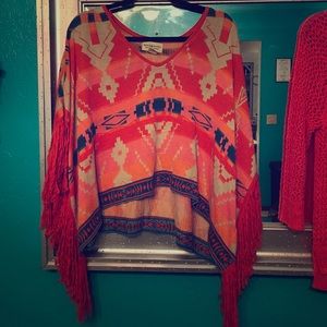 Ralph Lauren Aztec Poncho
