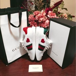GUCCI - Ace embroidered low-top sneaker